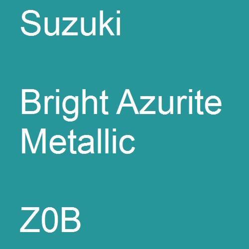 Suzuki, Bright Azurite Metallic, Z0B.